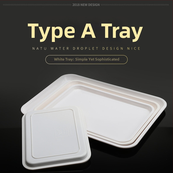 Tavă din melamină, formă neregulată, design modern minimalist, potrivită pentru hoteluri și mese