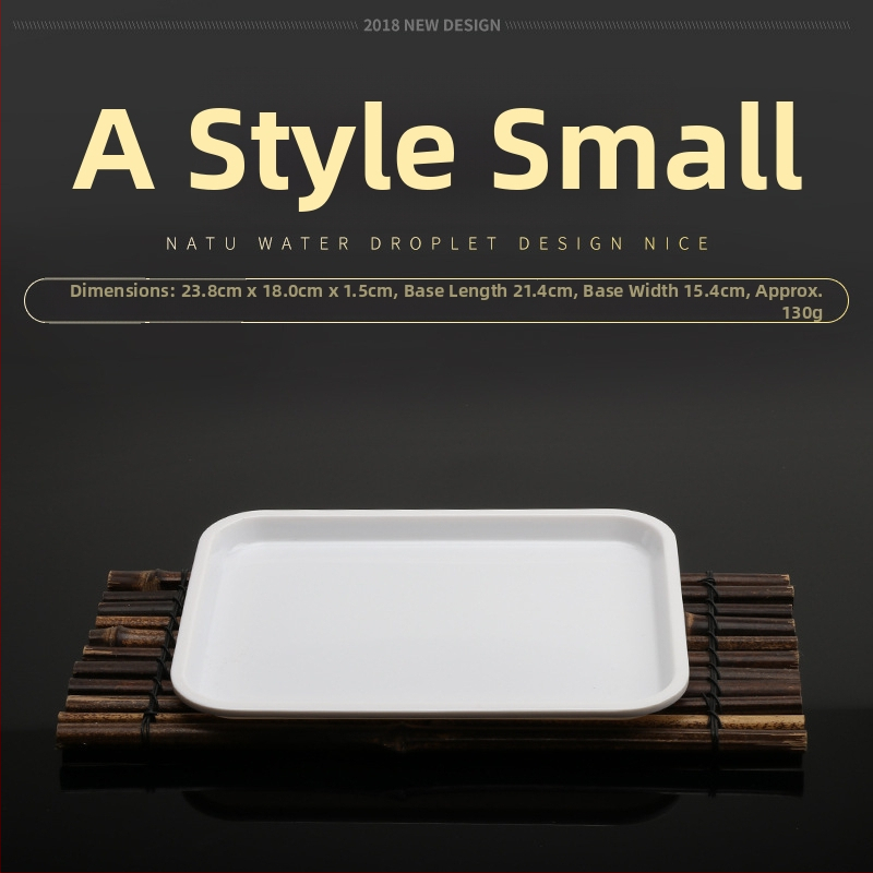 Tavă din melamină, formă neregulată, design modern minimalist, potrivită pentru hoteluri și mese