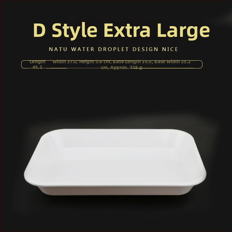 Tavă din melamină, formă neregulată, design modern minimalist, potrivită pentru hoteluri și mese