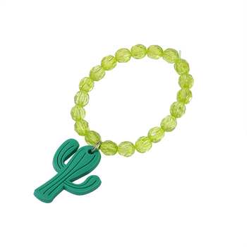 Vaikų karoliai iš plastiko/resino, kamuoliukų grandinė, pakabukas iš minkštos gumos, milteliniai kristalai