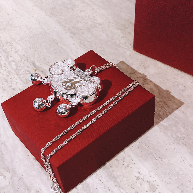 Lănțișor din argint pentru copii – stil național, motiv zodiac, pandantiv