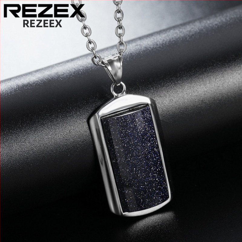 Titaniist terasest ripats-kaelakee, retro stiil, unisex, puhtus 14K