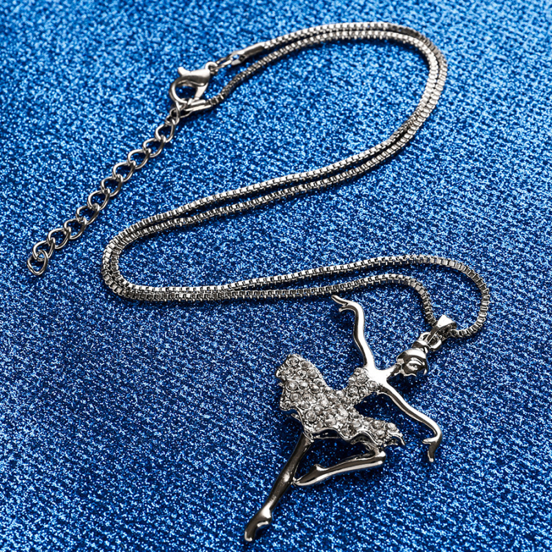 Korėjiečių stiliaus vėrinys, deimantais dengtas lydinys, 21–50 cm ilgio, 14k grynumas