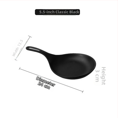 Farfurie cu mâner din melamină, stil Nordic, design simplu, pentru adulți, necompatibilă cu microundele