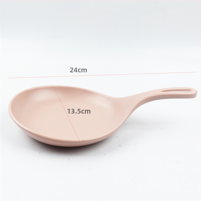 Farfurie cu mâner din melamină, stil Nordic, design simplu, pentru adulți, necompatibilă cu microundele