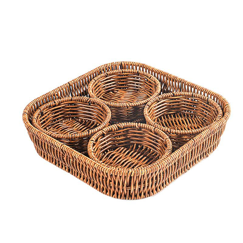 Vaisių lėkštė – keramikinė, lauko stilius, paprastas dizainas, prekės numeris 9658412