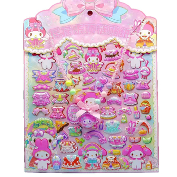 Etichete autocolante pentru colier pentru copii – tema prințesă, desene animate, hârtie, stil modern minimalist, autocolant, fără logo, potrivite pentru cadouri de afaceri și promoționale