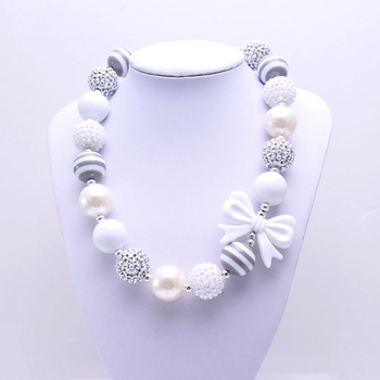 Vaikų karoliai iš plastiko/rezino, rutulinė grandinėlė, pritaikomas