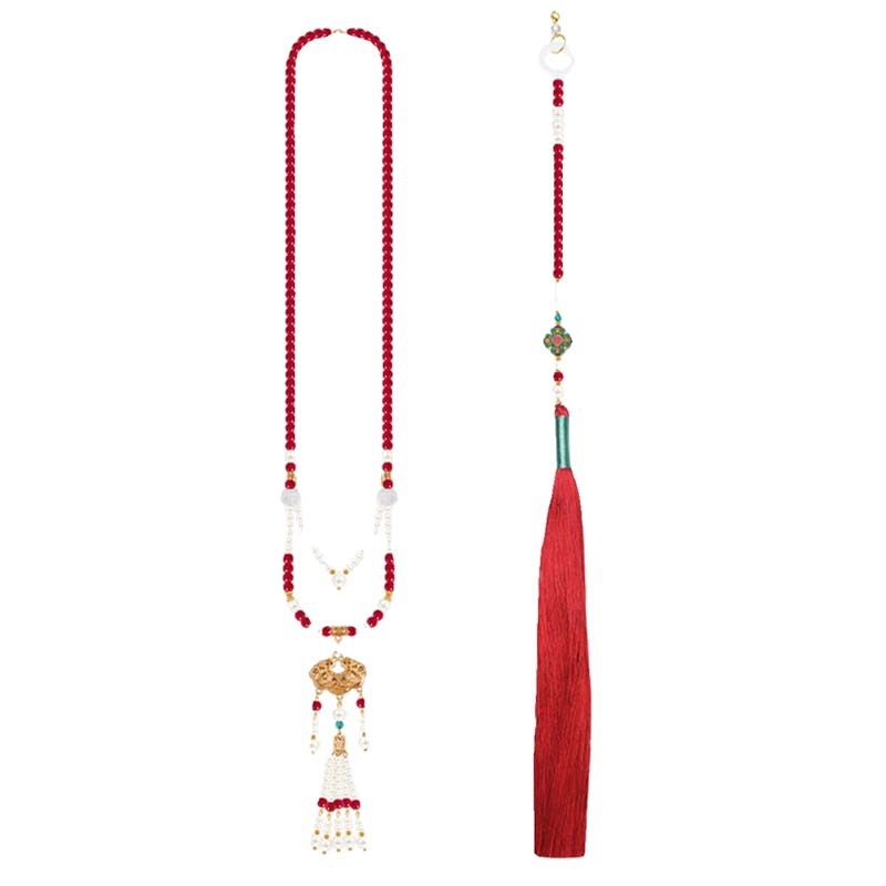 Vaikų karoliai, senovinio stiliaus lydinio pakabukas, vasara 2024