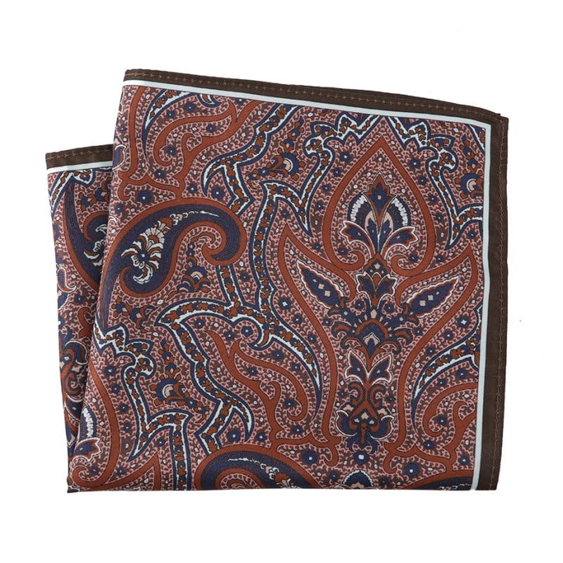 Мъжка джобна кърпичка с флорален принт, двустранно печатена, полиестер, вечерен/ежедневен стил, лято 2025