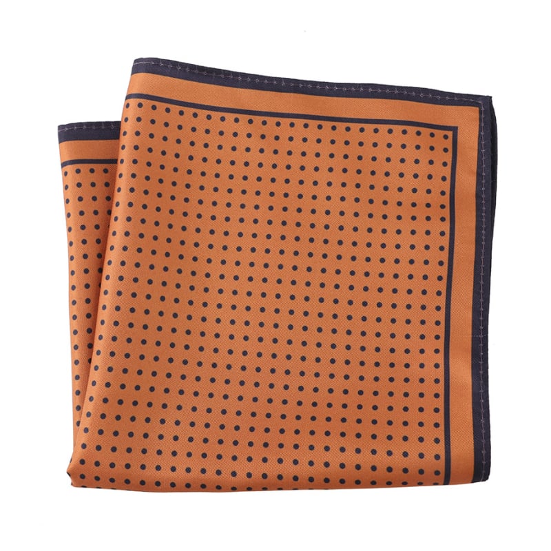 Мъжка джобна кърпичка с флорален принт, двустранно печатена, полиестер, вечерен/ежедневен стил, лято 2025