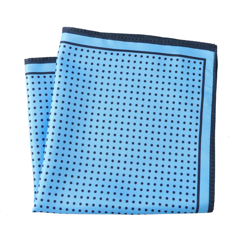 Мъжка джобна кърпичка с флорален принт, двустранно печатена, полиестер, вечерен/ежедневен стил, лято 2025