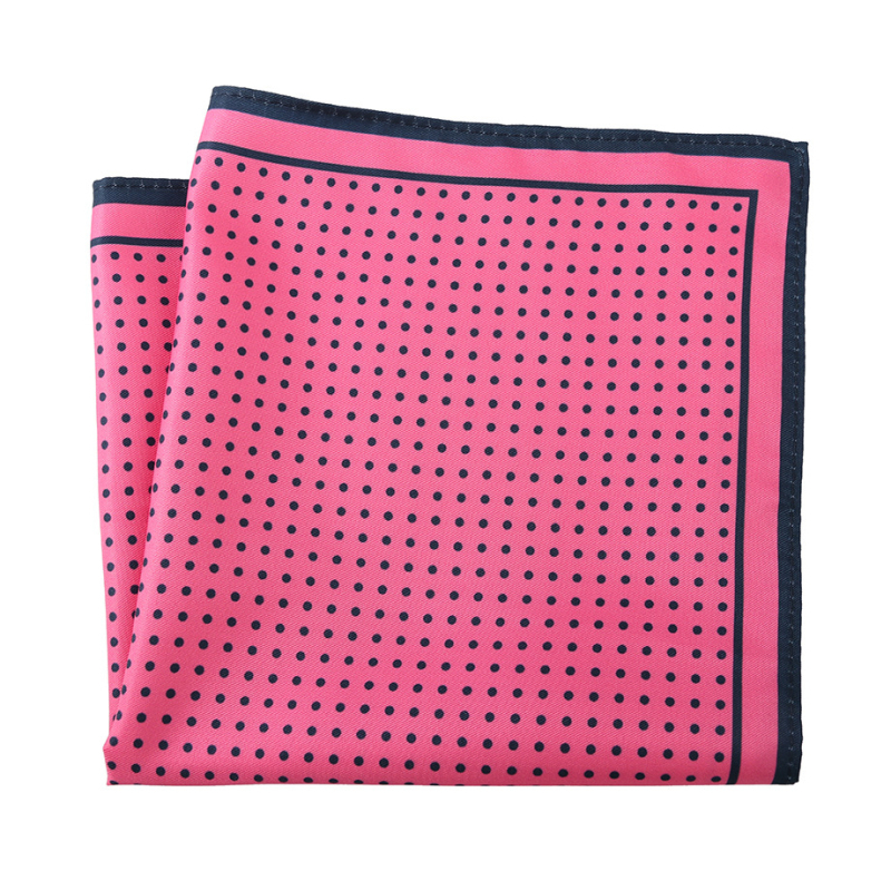 Мъжка джобна кърпичка с флорален принт, двустранно печатена, полиестер, вечерен/ежедневен стил, лято 2025