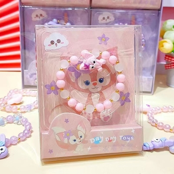 Гривна със изкуствени перли, свеж и сладък стил, мотив животно/зодия за деца