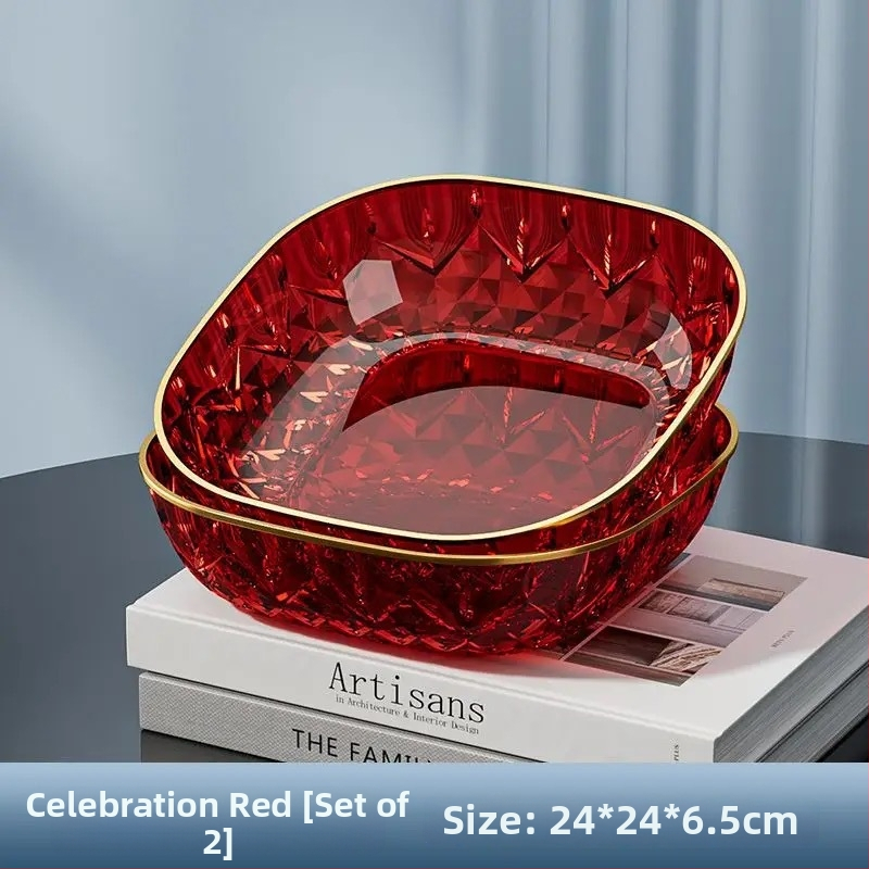 Műanyag gyümölcstál, egyszerű stílus, 2024-ben bevezetve