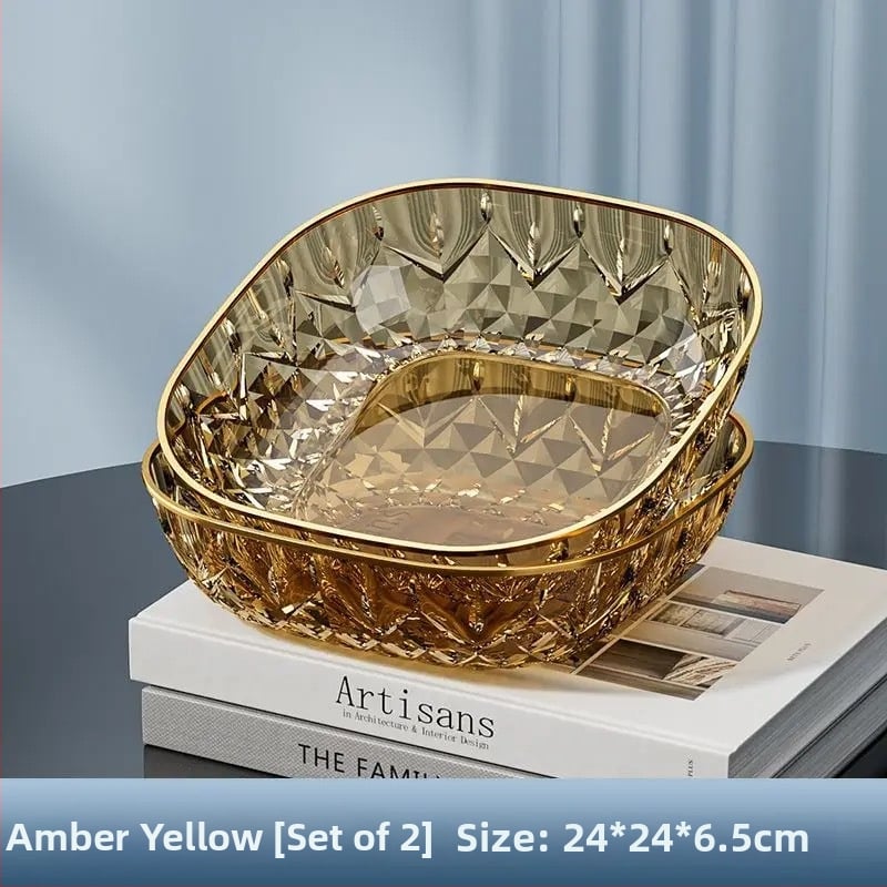 Műanyag gyümölcstál, egyszerű stílus, 2024-ben bevezetve