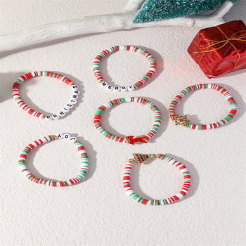 Narukvica od meke gline s maticama slova/brojevi, unisex dizajn (Materijal: meka glina; Postupak: drevna metoda; Oblik: slova/brojevi; Porijeklo: Wuzhou, Guangxi; Godina/Sezona: proljeće 2024)