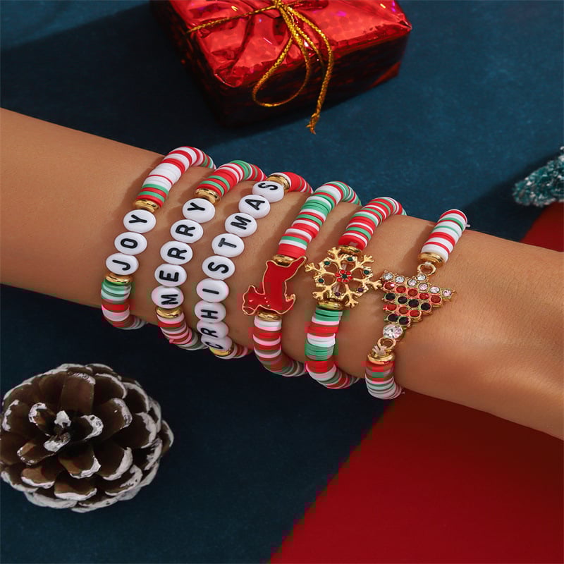 Narukvica od meke gline s maticama slova/brojevi, unisex dizajn (Materijal: meka glina; Postupak: drevna metoda; Oblik: slova/brojevi; Porijeklo: Wuzhou, Guangxi; Godina/Sezona: proljeće 2024)