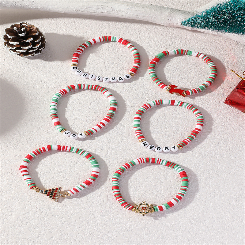 Narukvica od meke gline s maticama slova/brojevi, unisex dizajn (Materijal: meka glina; Postupak: drevna metoda; Oblik: slova/brojevi; Porijeklo: Wuzhou, Guangxi; Godina/Sezona: proljeće 2024)