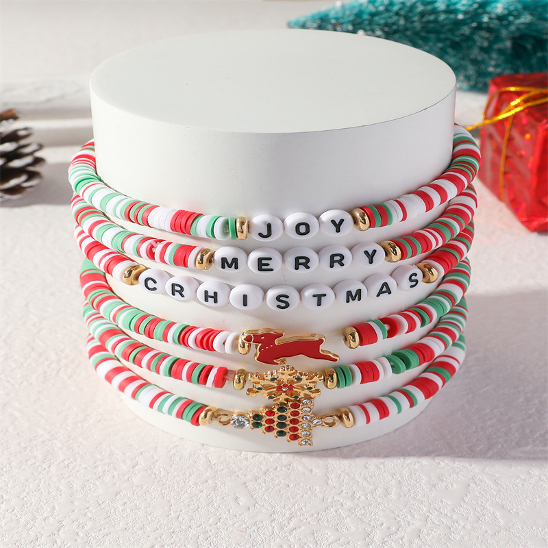 Narukvica od meke gline s maticama slova/brojevi, unisex dizajn (Materijal: meka glina; Postupak: drevna metoda; Oblik: slova/brojevi; Porijeklo: Wuzhou, Guangxi; Godina/Sezona: proljeće 2024)