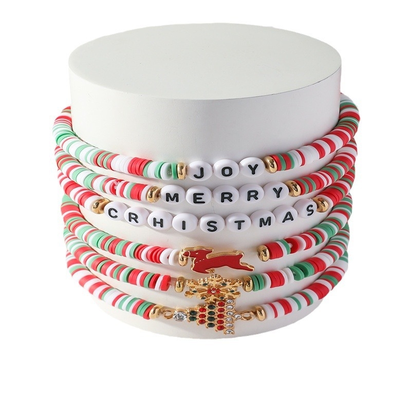 Narukvica od meke gline s maticama slova/brojevi, unisex dizajn (Materijal: meka glina; Postupak: drevna metoda; Oblik: slova/brojevi; Porijeklo: Wuzhou, Guangxi; Godina/Sezona: proljeće 2024)