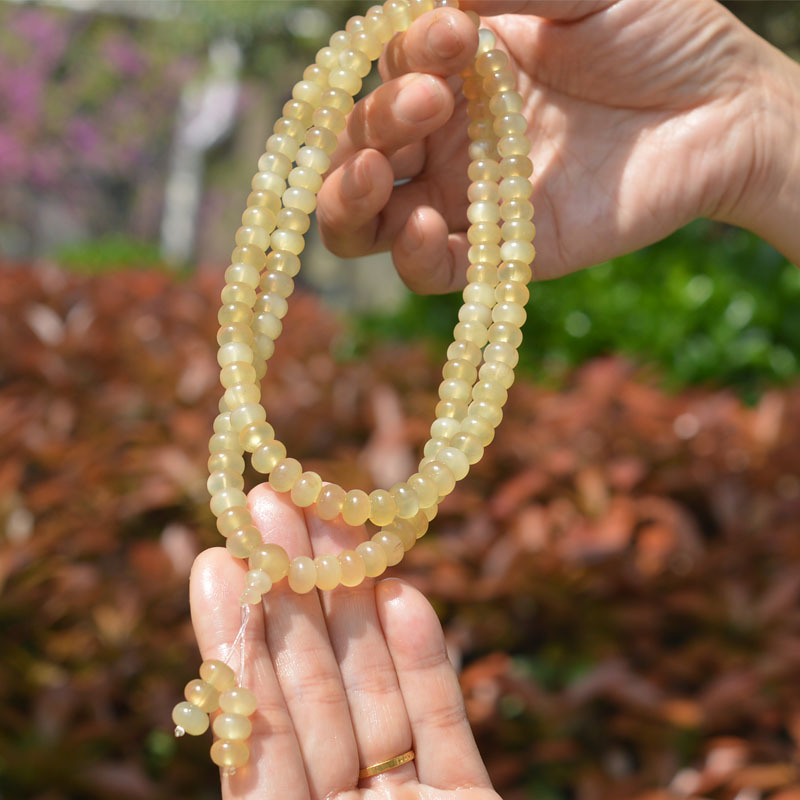 Tibetanska narukvica s 108 Buddha perlica, gravirani materijal, crtani stil, motivi životinja/horoskop, unisex
