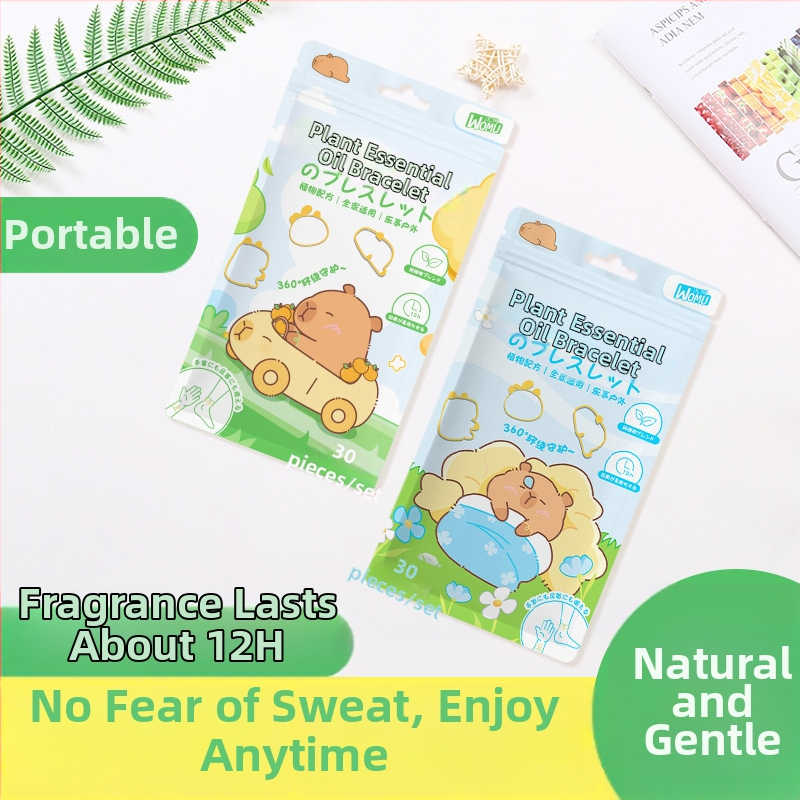 Uodų atbaidanti apyrankė su kvapu, Warm prekės ženklas, Kapibala stilius, vaikams.