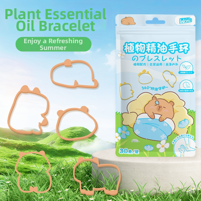 Uodų atbaidanti apyrankė su kvapu, Warm prekės ženklas, Kapibala stilius, vaikams.