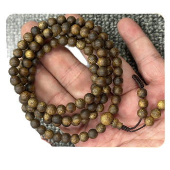 Agarwoodi puidust Buddha helmestega käevõru | Hiina stiil, poleeritud käsitöö, kingituseks, suvi 2024