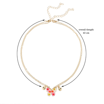 Vaikų kaklo papuošalas – fėjos vėjo stilius, lydinio pakabukas, vandens bangų grandinė, lašų aliejaus paviršius