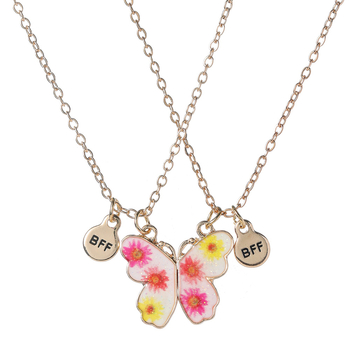 Vaikų kaklo papuošalas – fėjos vėjo stilius, lydinio pakabukas, vandens bangų grandinė, lašų aliejaus paviršius