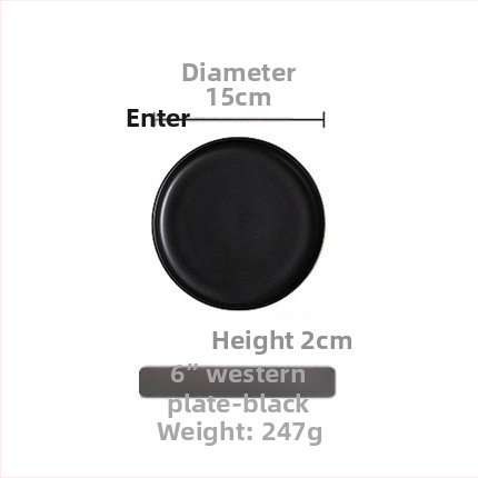 Farfurie de cină din porțelan, rotundă, stil occidental, compatibilă cu cuptorul cu microunde, cu logo imprimat