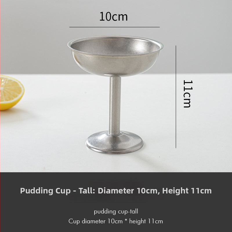 Tavă decorativă din oțel inoxidabil, stil retro, formă asimetrică rotund-pătrată cu adâncime pentru fructe și gustări