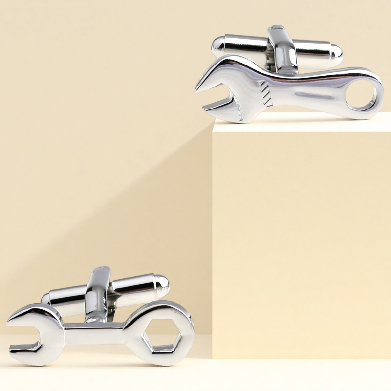Kopče za manžetne, čelik, francuskog stila, unisex, geometrijski oblik, elektroplatiranje, kristal