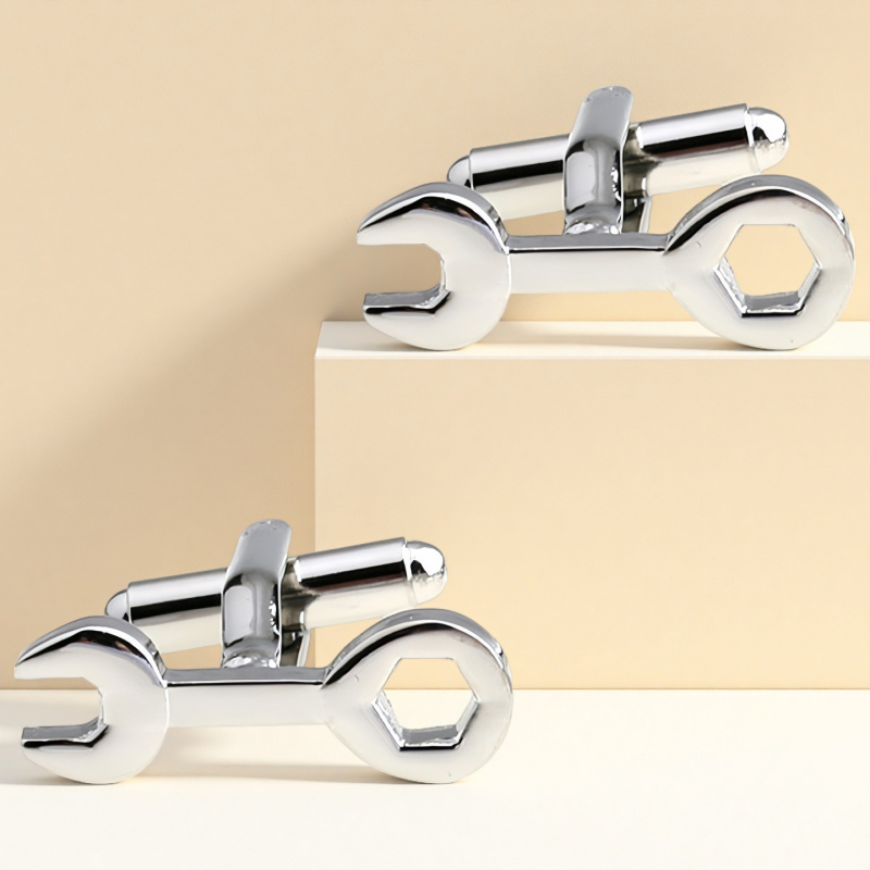 Kopče za manžetne, čelik, francuskog stila, unisex, geometrijski oblik, elektroplatiranje, kristal