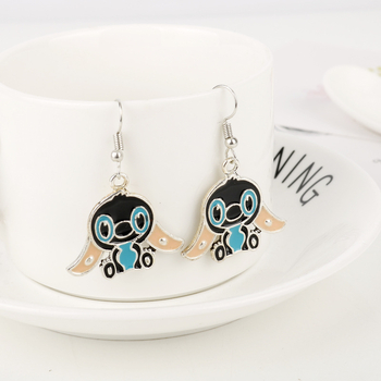 Cercei cu design animațional-cartoon, motiv animal/zodiac, material aliaj, stil feminin, ambalaj individual