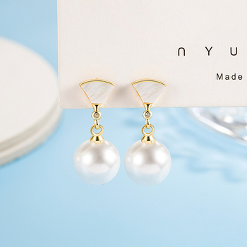 Naušnice od bakra, elektrolitički premaz, sofisticiran dizajn, gradski modni stil, za žene