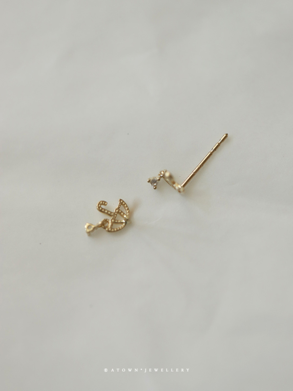 Fülbevalók – esernyő motívum, esős nap témájú (Anyaga: ezüst; Bevonat: elektroplatírozás; Nemesfém minőség: 0,7)