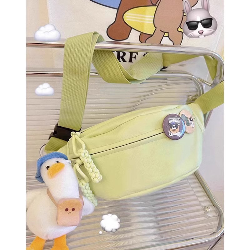 Ženska crossbody torba Dumpling, Oxford tkanina, podstava od najlona, zatvarač, proljeće 2025