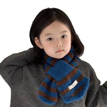 Dryžotas megztas kaklo šalikas, unisex, vilna, vienos spalvos raštas, warp audimas, šildo žiemą, pavasarį ir rudenį