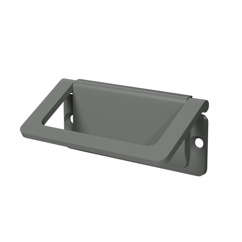 Λαβή συρταριού - κράμα αλουμινίου, επίστρωση με ψεκασμό, μοντέρνος μινιμαλισμός, μοντέλο 5300, για συρτάρια και ντουλάπες παπουτσιών, κρυφή, χωρίς τρύπες