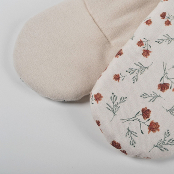 Moinmlon Kūdikio žieminis medvilninis šalikas su gėlių raštu, Twill audinys, Kryžminės formos, palaiko šilumą