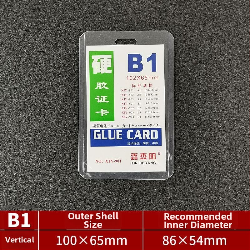 Carcasa pentru card cu șnur pentru expoziții – Cod de test pentru acid nucleic, abonament de intrare, badge de student – plastic, stil simplu