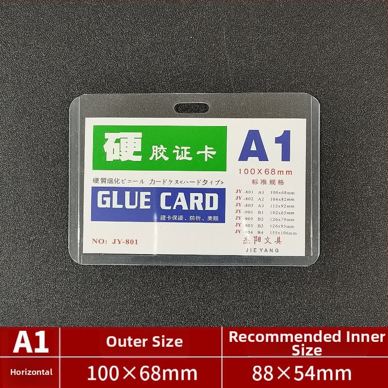 Carcasa pentru card cu șnur pentru expoziții – Cod de test pentru acid nucleic, abonament de intrare, badge de student – plastic, stil simplu