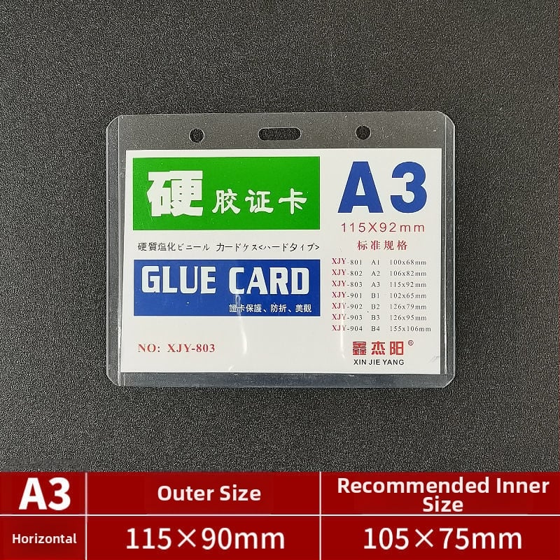 Carcasa pentru card cu șnur pentru expoziții – Cod de test pentru acid nucleic, abonament de intrare, badge de student – plastic, stil simplu