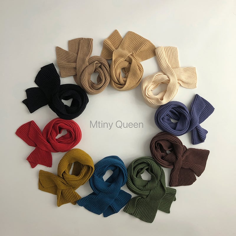 Unisex šalikų iš medvilnės – japoniškas ir korejiečių saldus stilius, paprastas mezginys, vienodas raštas, šildo