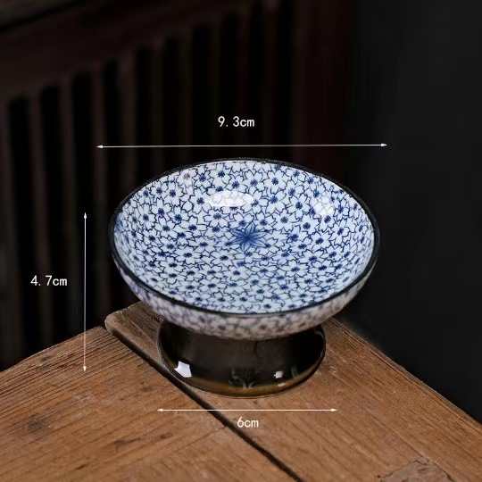 Yifang porcelininė vaisių lėkštė, naujasis kinų stilius, lengvas retro prabanga