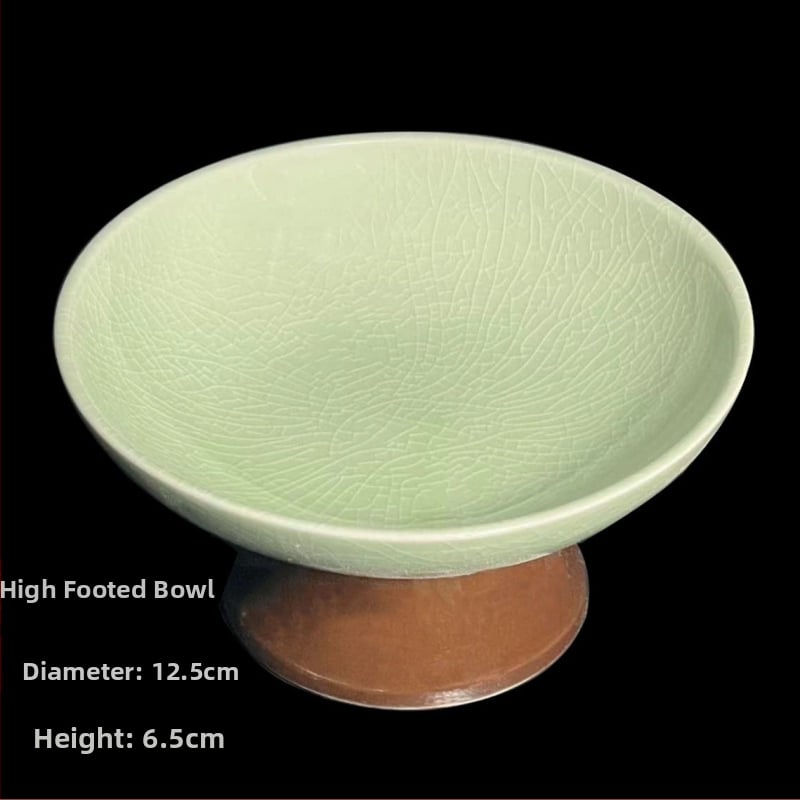 Yifang porcelininė vaisių lėkštė, naujasis kinų stilius, lengvas retro prabanga