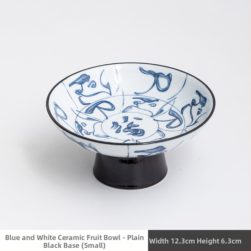 Porcelininė vaisių lėkštė su kojelėmis, retro stilius, pirmosios klasės kokybė