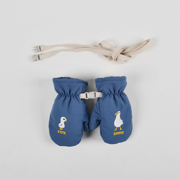 Vaikų žieminės pirštinės | aksominė šiluma, gyvūnų raštas, siuvinėjimas, universalios (polietileno pluoštas; išlaiko šilumą; amžius 6 mėnesiai–6 metai)